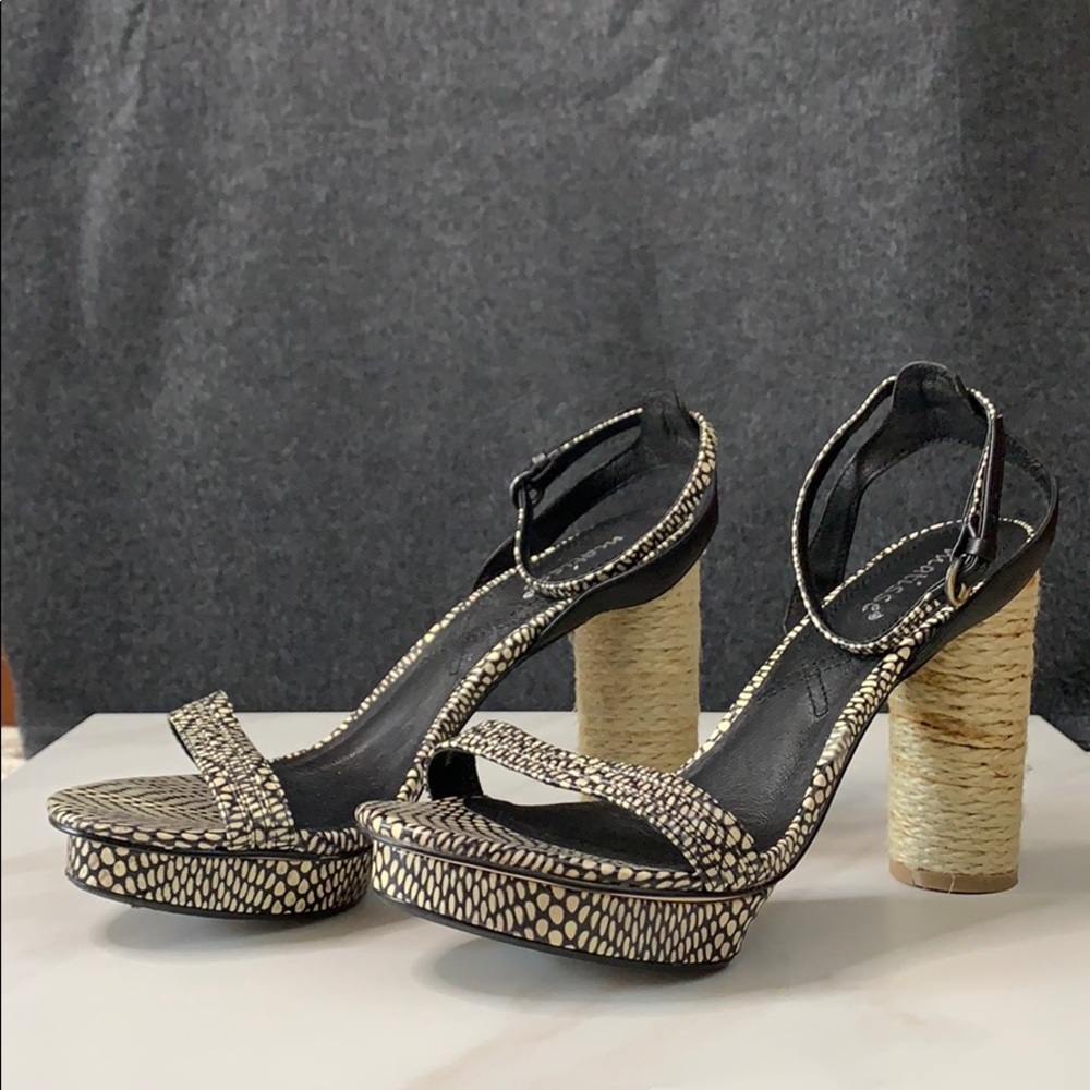 Matisse ‘Carmen’ Snake Print Platform Sandals